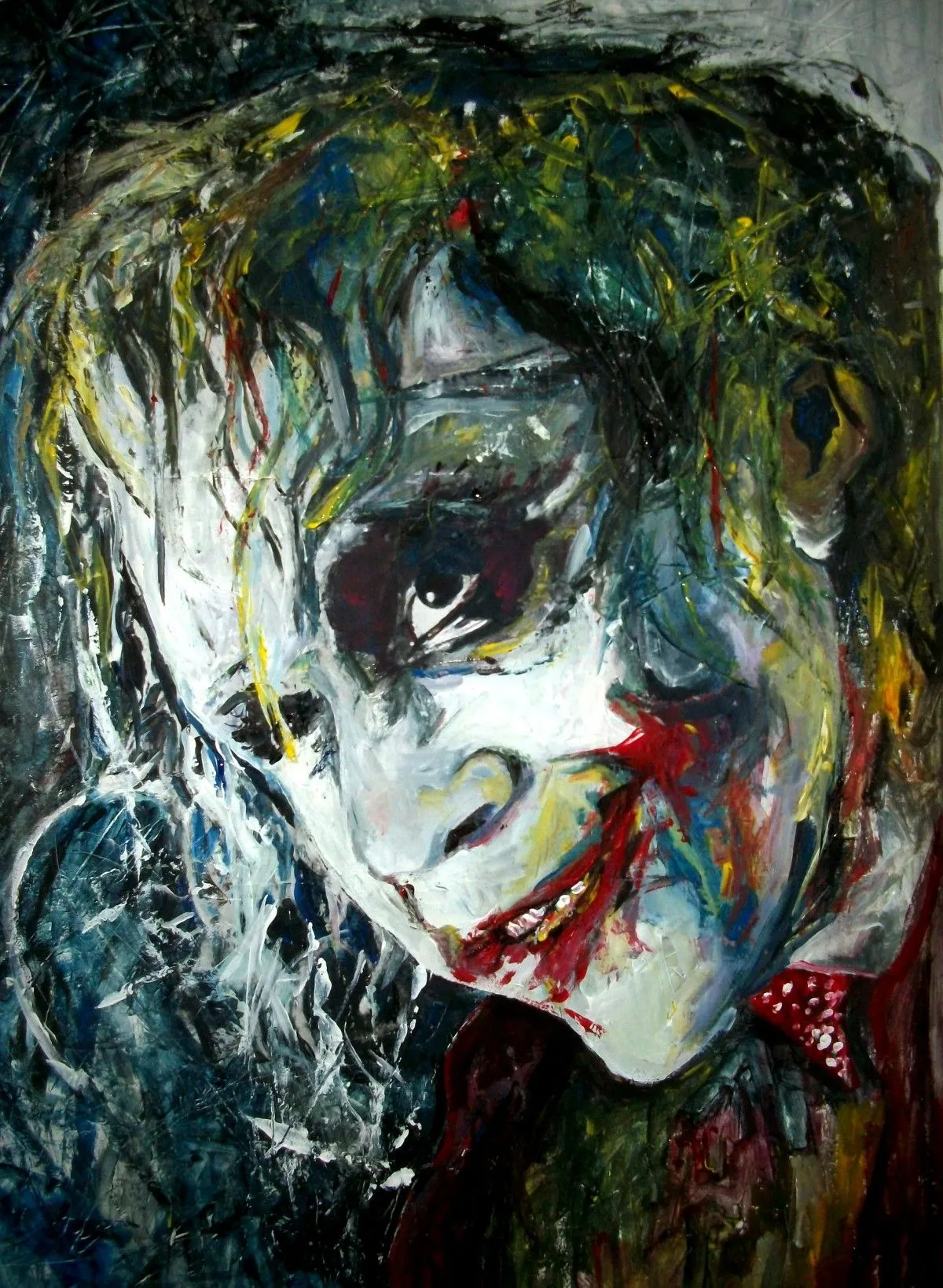 HEATH LEDGER - THE JOKER, œuvre de MARCELO NEIRA