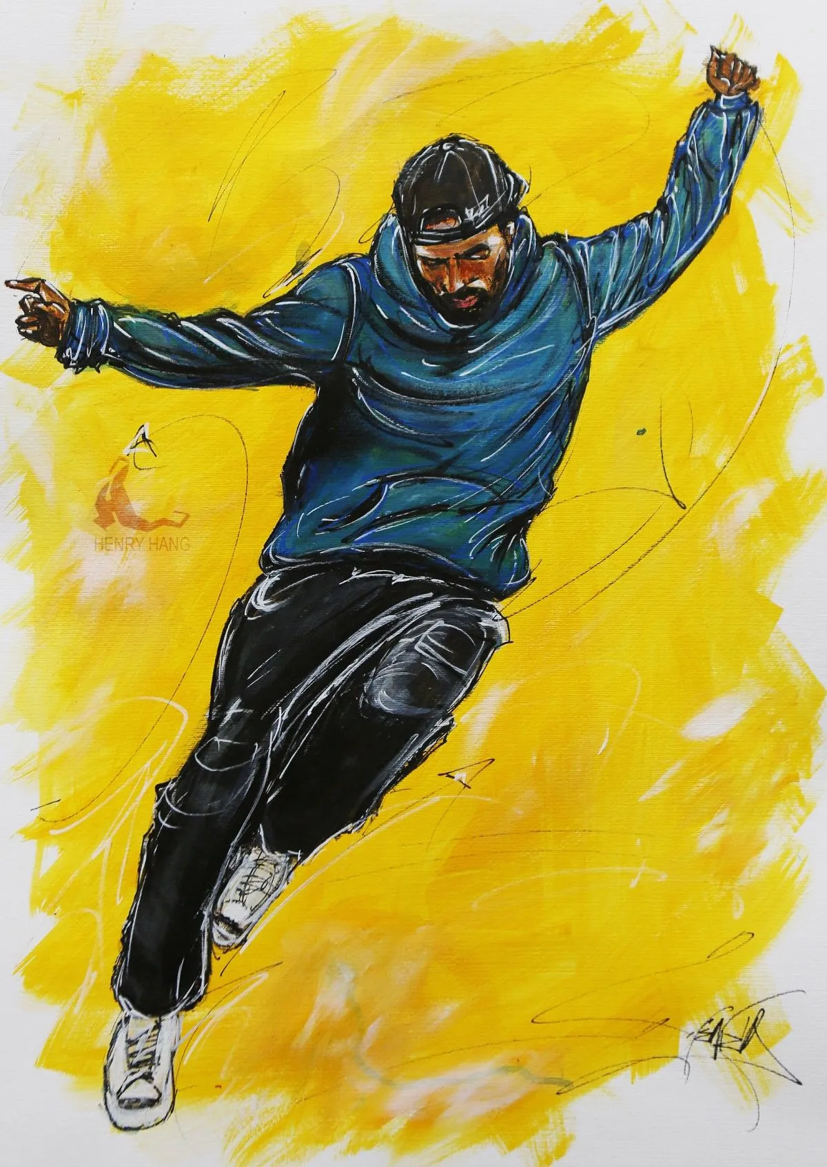 Madjid, artwork by Henry Hang