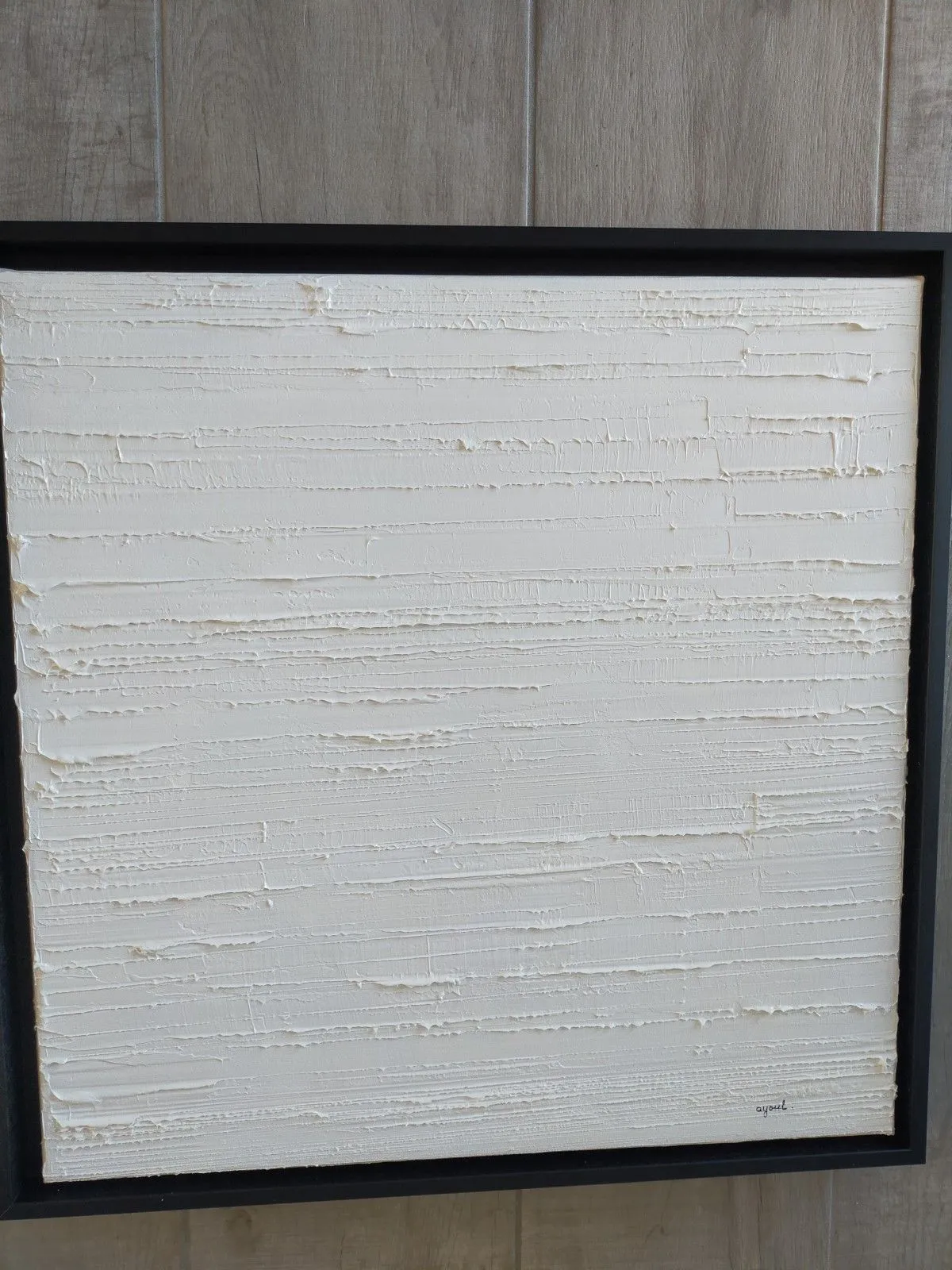 toile de jute, artwork by annick Ayoul