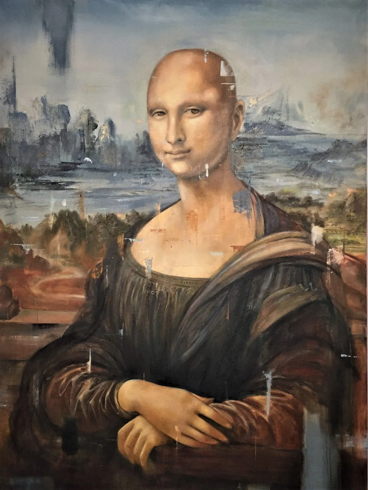 Monalisa The Survivor, artwork by Rashana Bajracharya