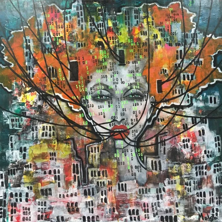 Modem, artwork by Malga Art