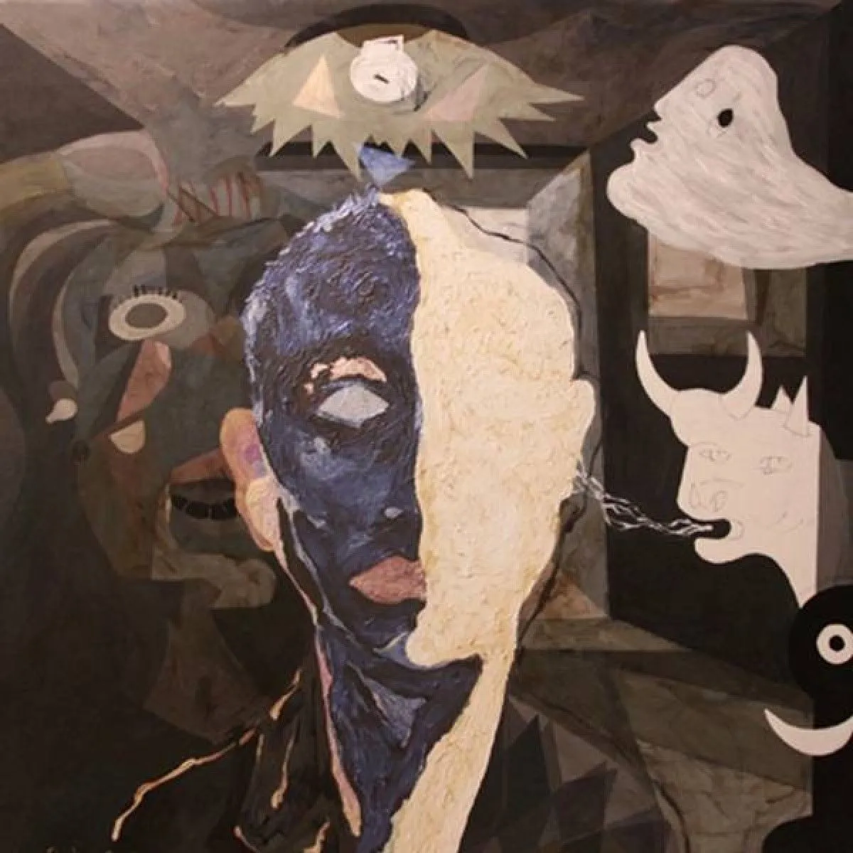 "Picassoesque Self Portrait with Guernica", artwork by Dicky Joe Santos