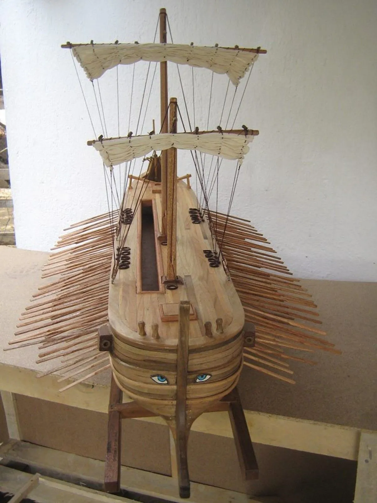 Athenian trireme, œuvre de Giannis Mpountalas