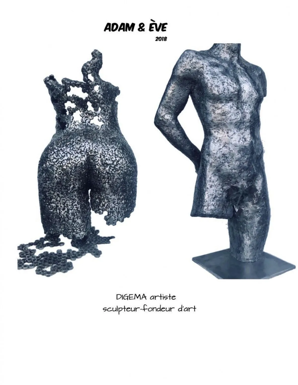 Adam & Ève, artwork by Dijoux georges Digema