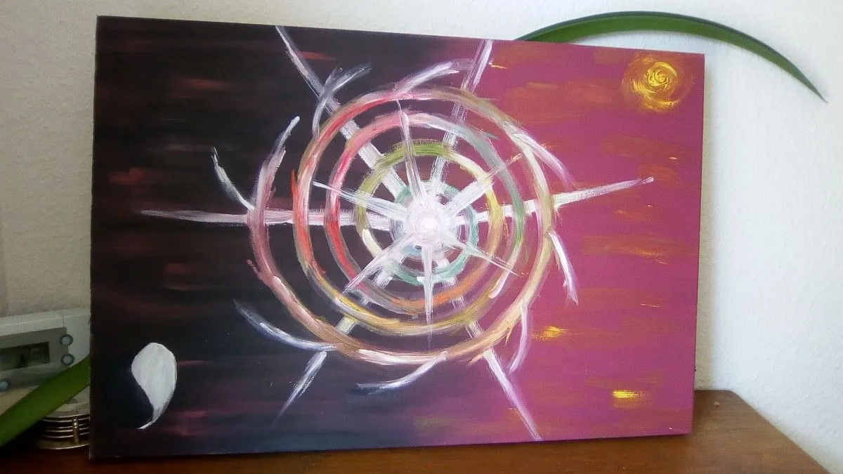La spirale du temps, œuvre de Claire Laroche