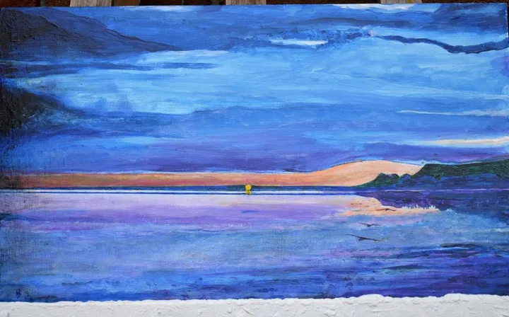 New Richmond sea, artwork by Denis Roucau