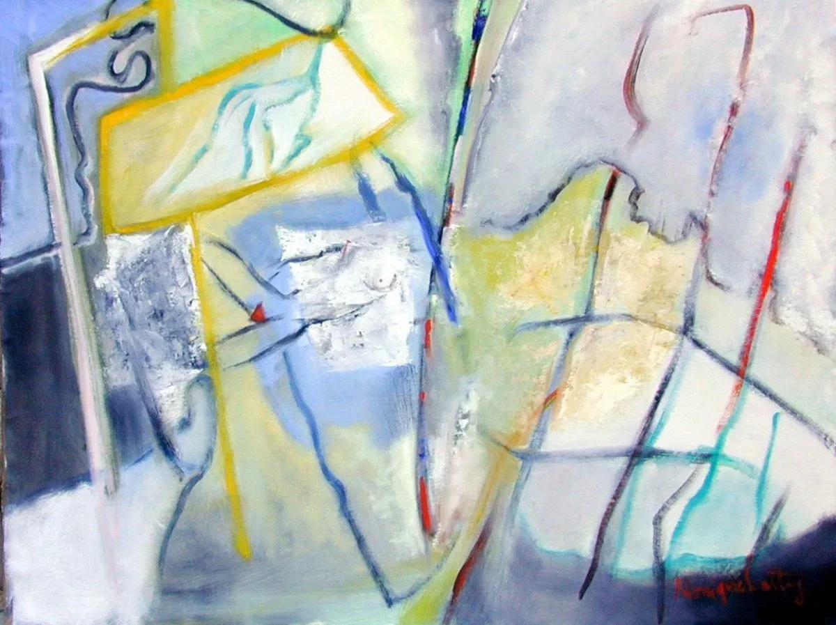 Fouilles dans les vagues sismiques, artwork by Monique Latty