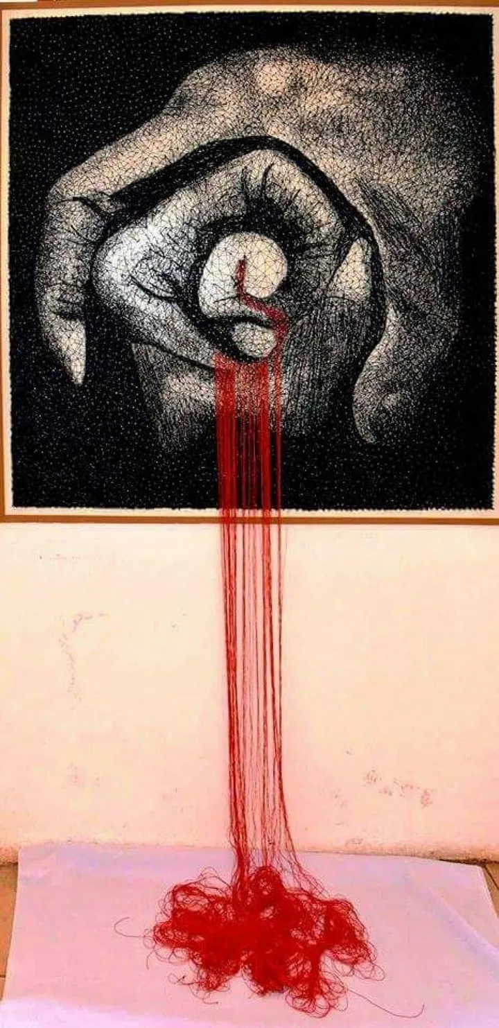 Bleeding Rose, œuvre de Onyinye Ezennia