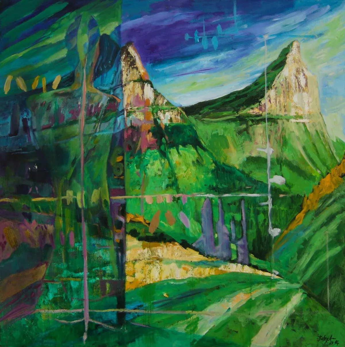 Releasing the power of the mountains, œuvre de Dragos Botezat