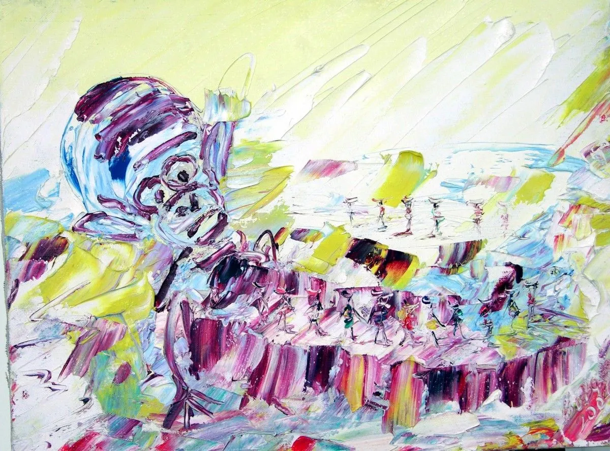 Darwin's Theoty, artwork by Akpan Usoroh