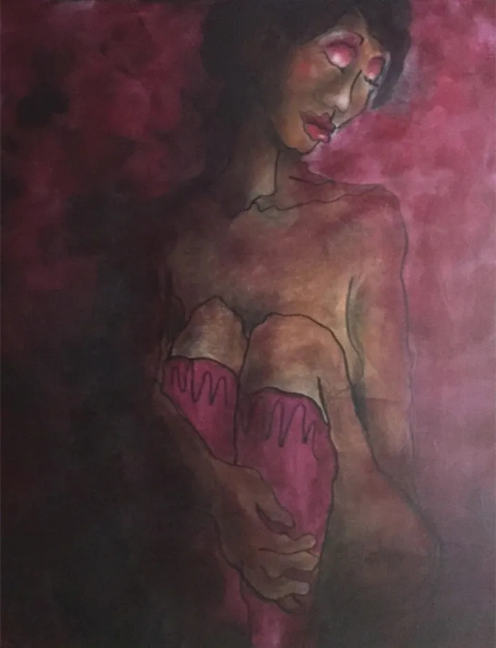 L'heure mauve (Série Perceptions), œuvre de Sylvie Pelletier