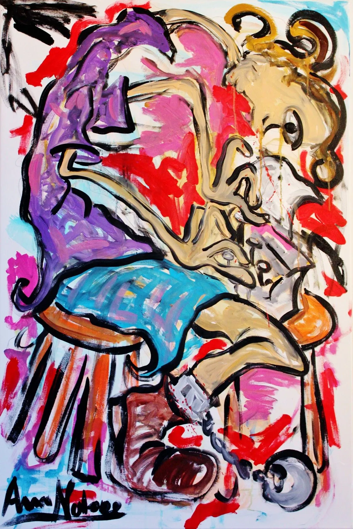 The Torture Of Creation, œuvre de Ana Nobre