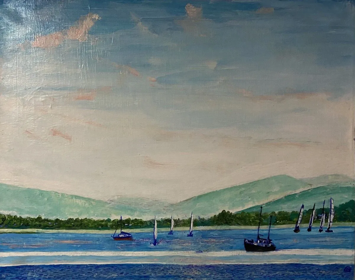 Carleton-sur-mer, Baie des chaleurs, œuvre de Denis Roucau