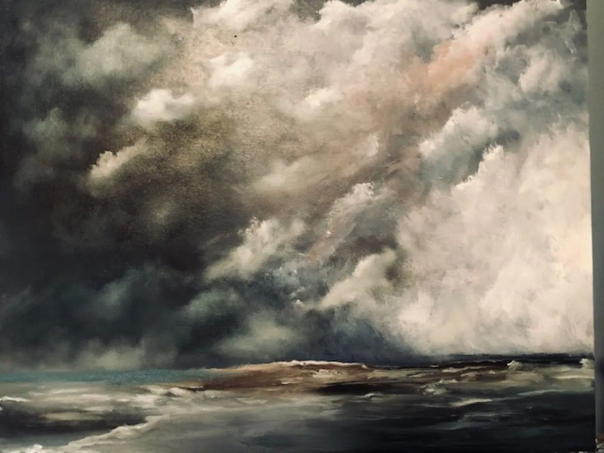 perdu dans les nuages, artwork by Danielle Quevillon