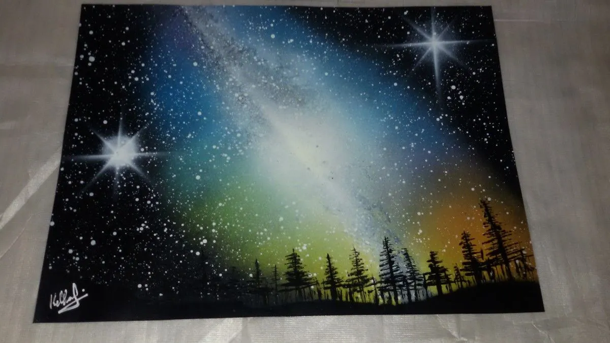 Space Paint, œuvre de Nabil Kellaci