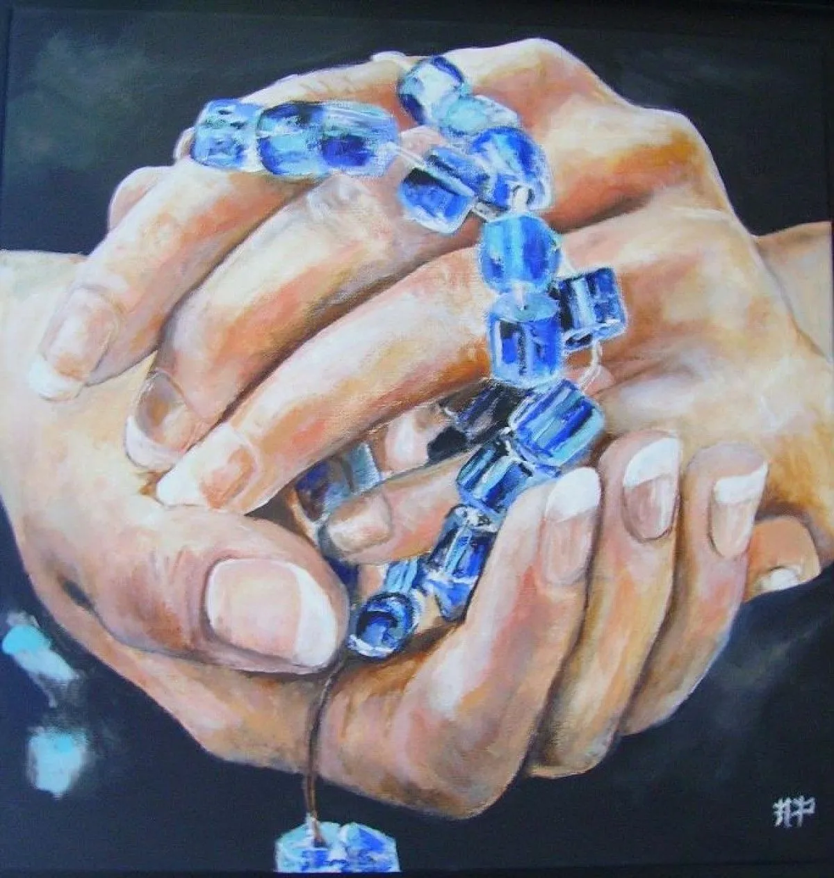 la prière, artwork by Annie Philippe