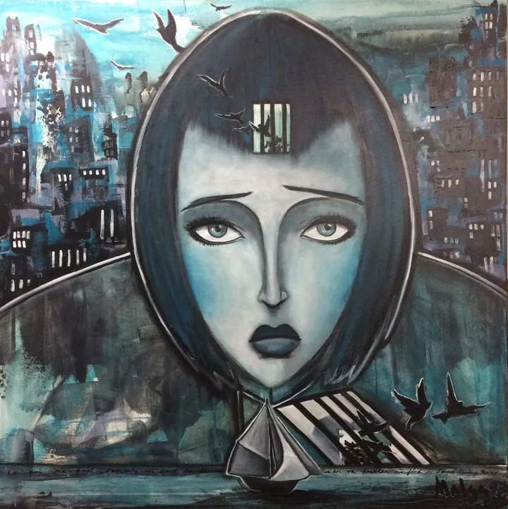 La prison de l'âme, artwork by Malga Art