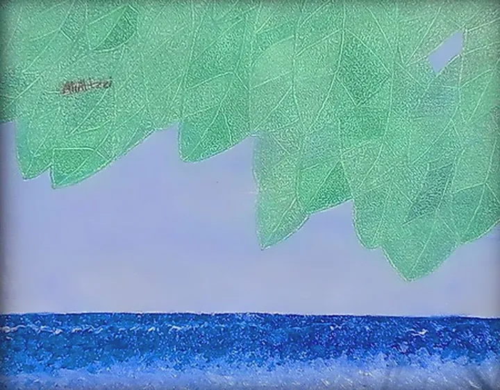Fourth Dimension ( spring ), artwork by Ali AlEzzi