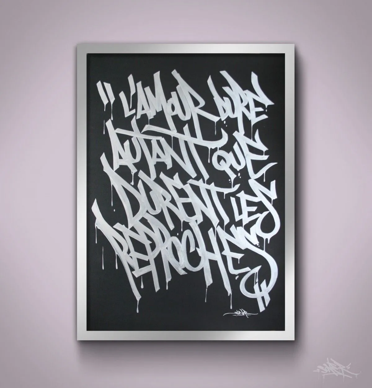 CALIGRAFITIZM#2, œuvre de David SONER