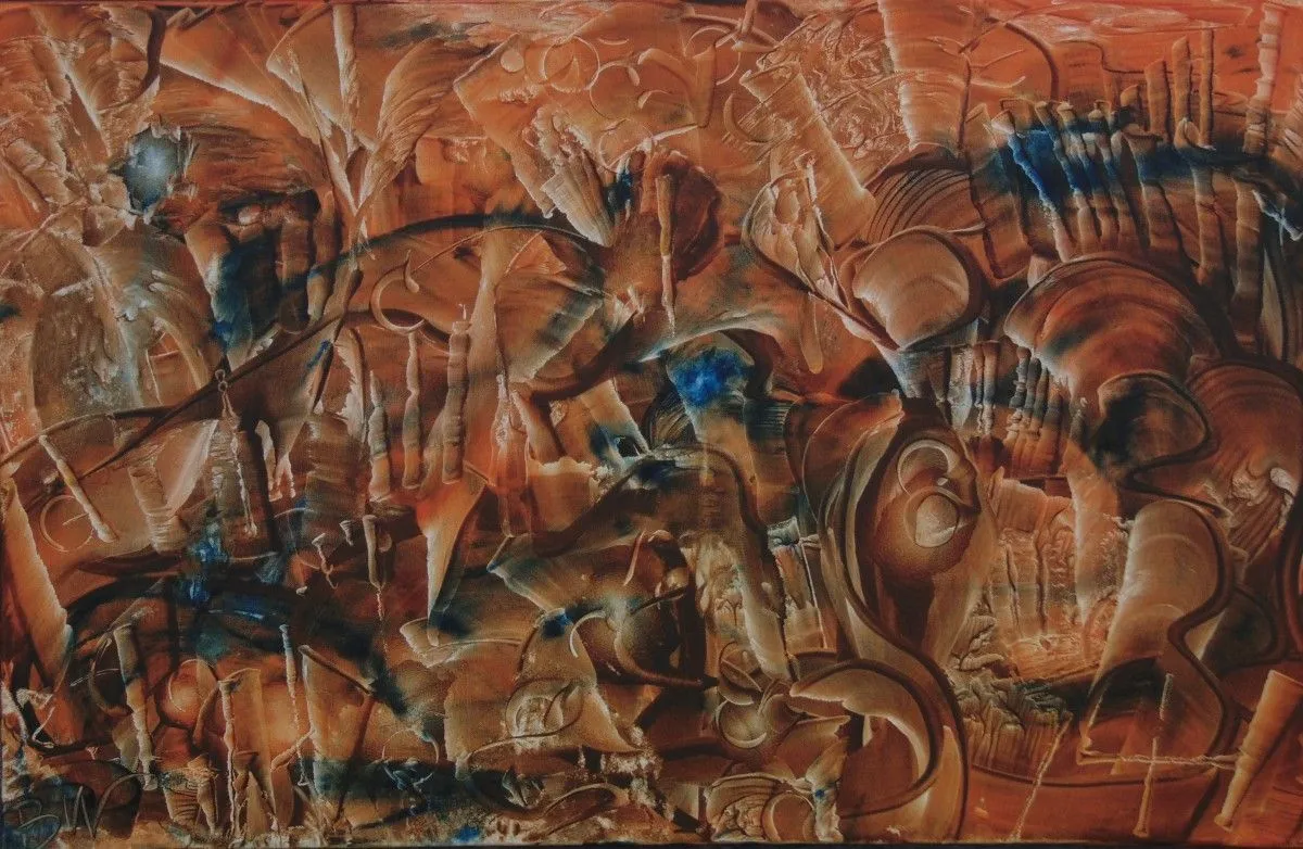N°82 sans titre, œuvre de Bernard Waechter