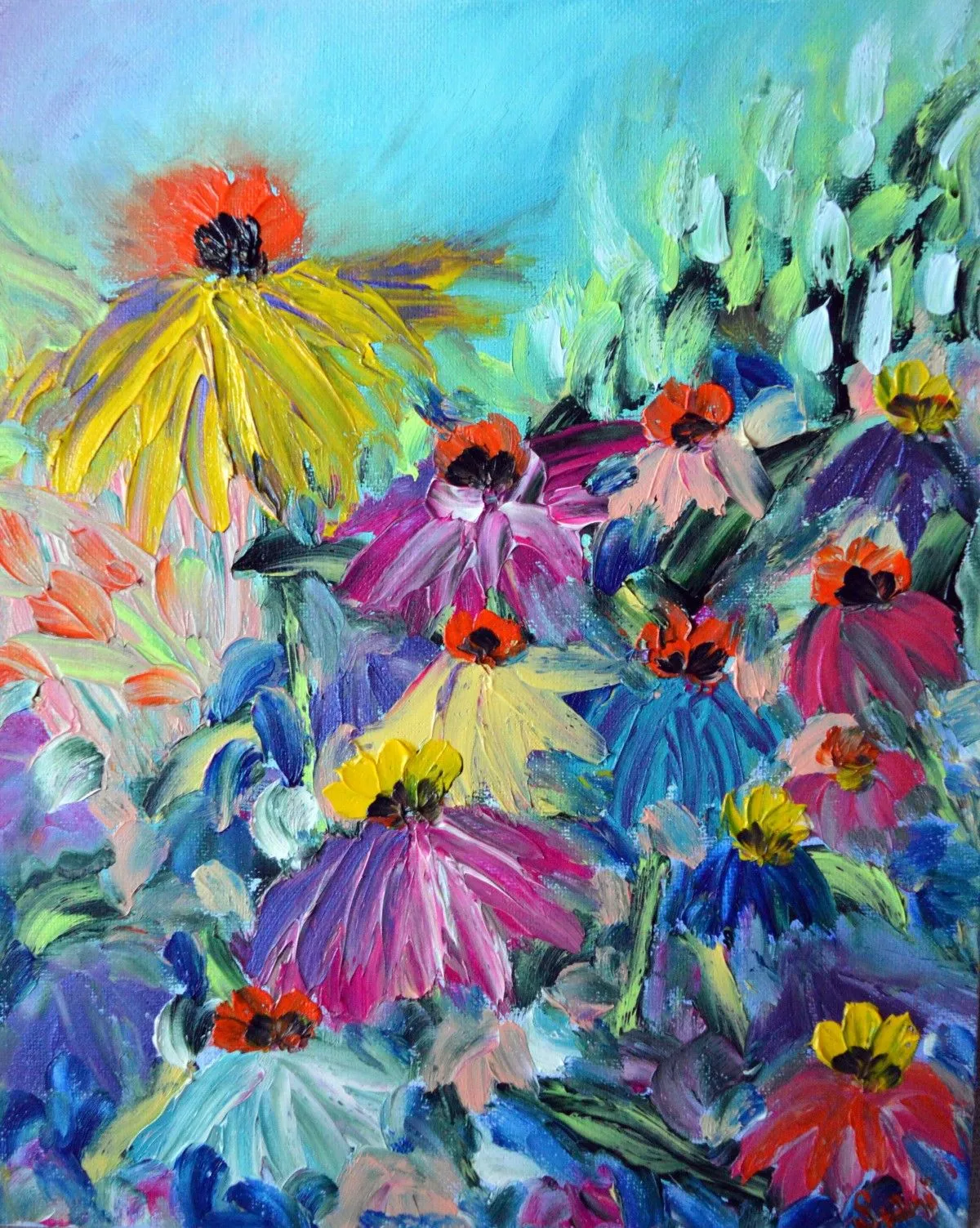 FLOWERS FOR YOU, œuvre de Stanislava Dimitrova