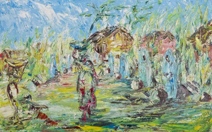 The gods in Ufet, artwork by Akpan Usoroh