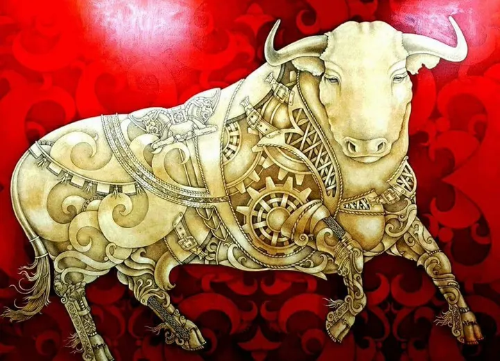 PERSEPOLIS BULL, œuvre de Mauricio Avayu