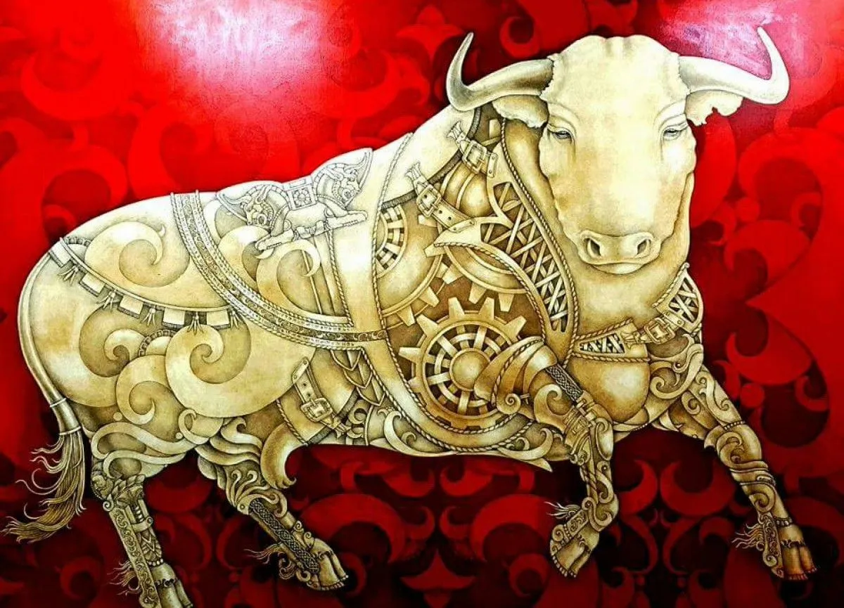 PERSEPOLIS BULL, œuvre de Mauricio Avayu
