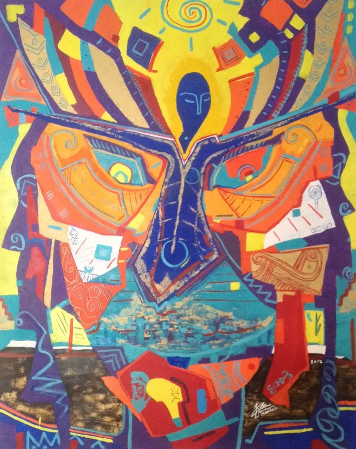 Icarus is in us, artwork by Laurentiu IVAN-CONDRACHE