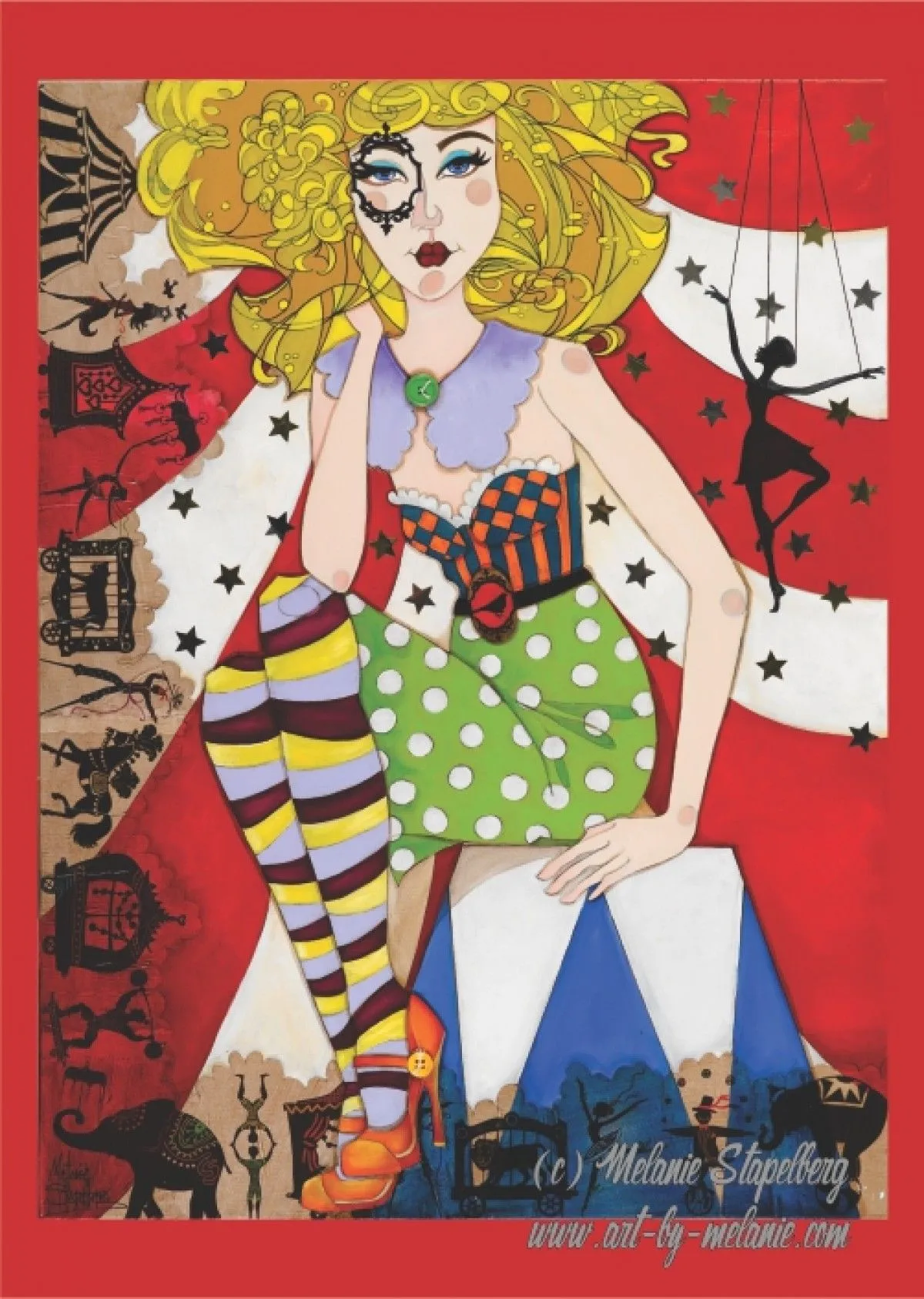 Circus Dreams #1, œuvre de Melanie Stapelberg