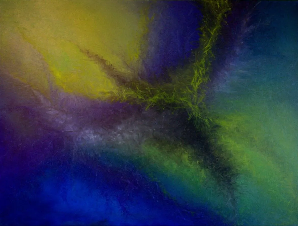 space, œuvre de Peinture Melanie