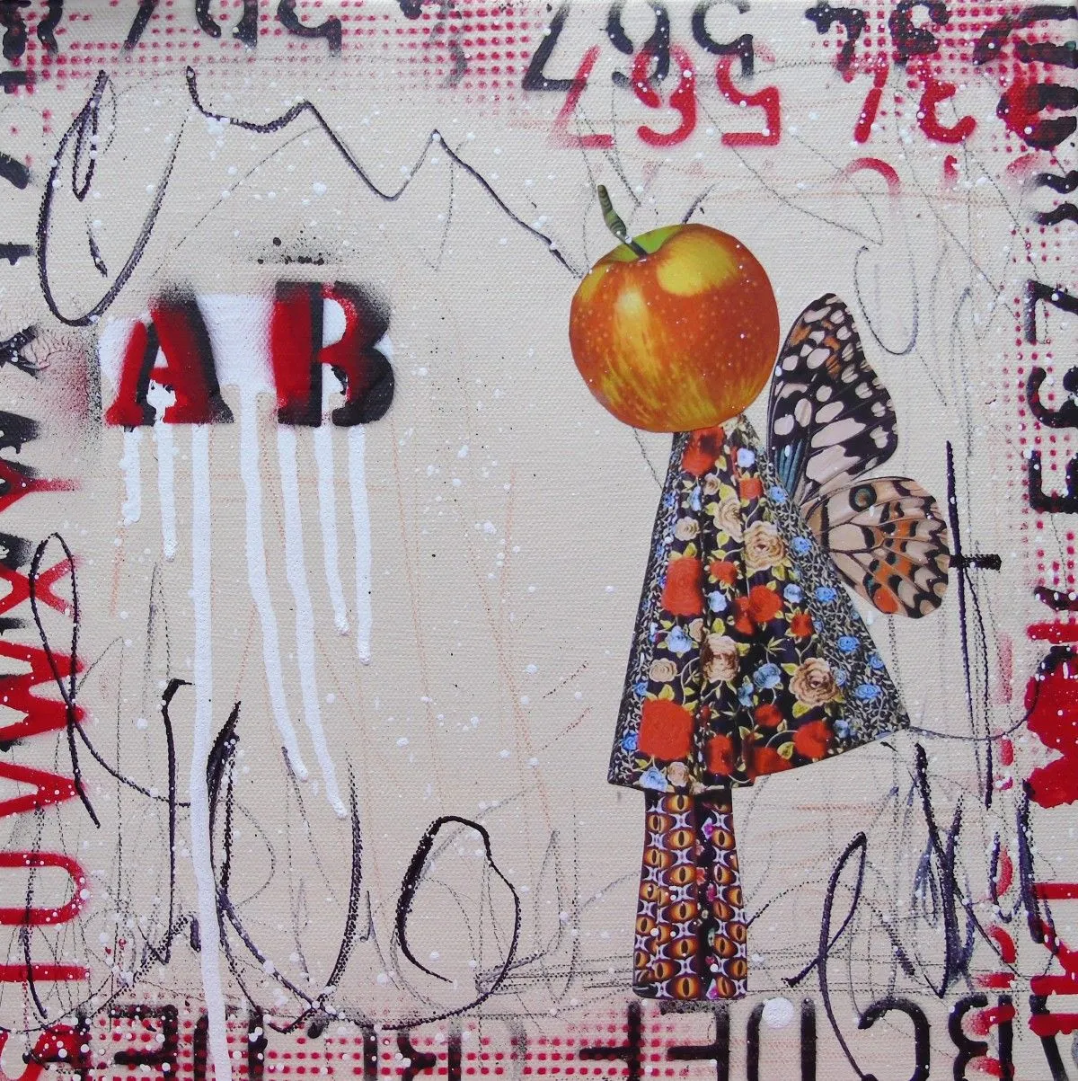 One Apple Up on Top, artwork by Lorette C Luzajic