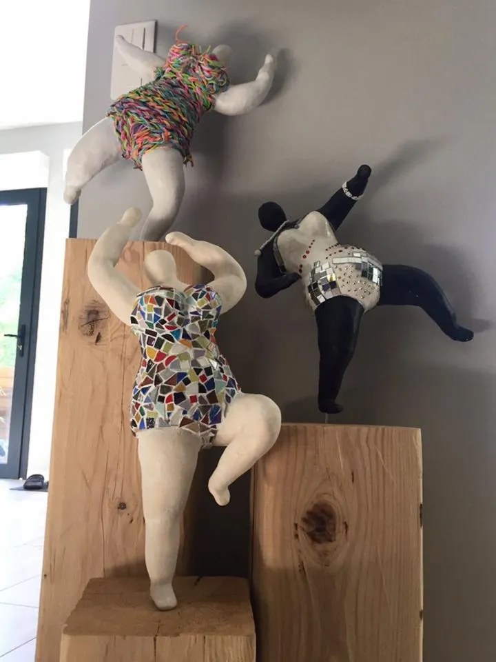 Les trois grâces, artwork by Marie-Noëlle Chapus