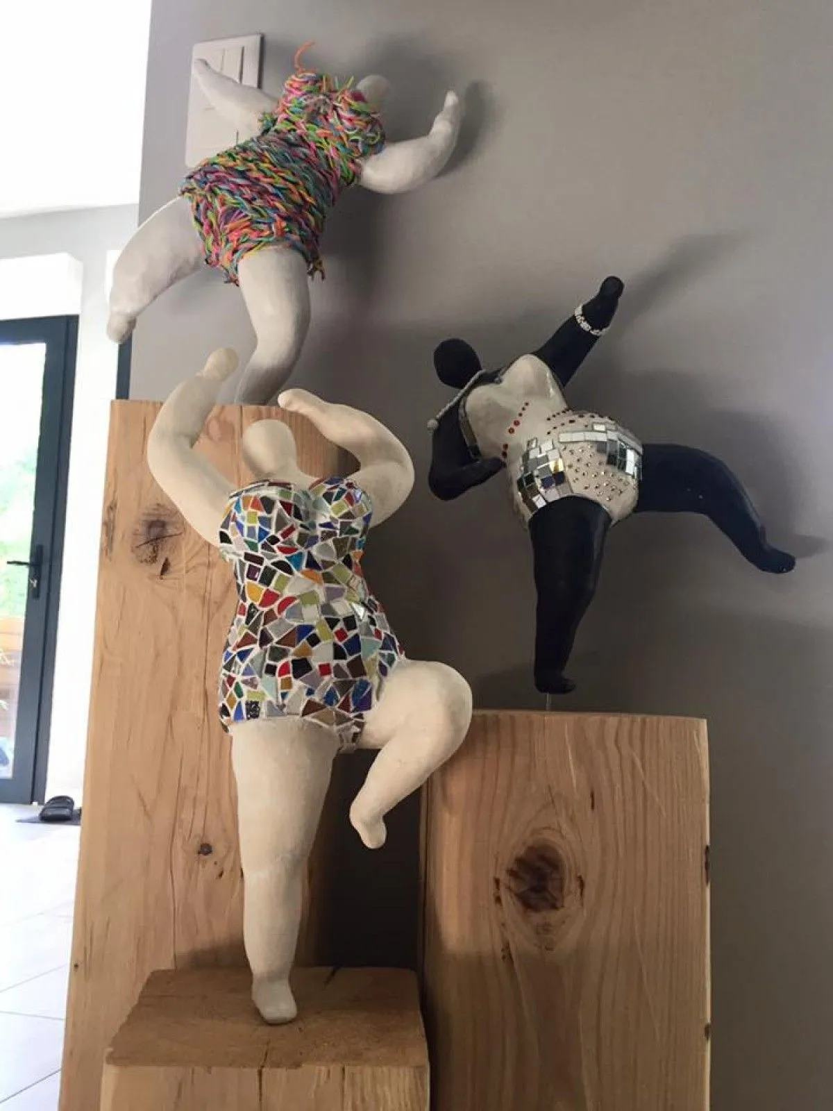 Les trois grâces, artwork by Marie-Noëlle Chapus