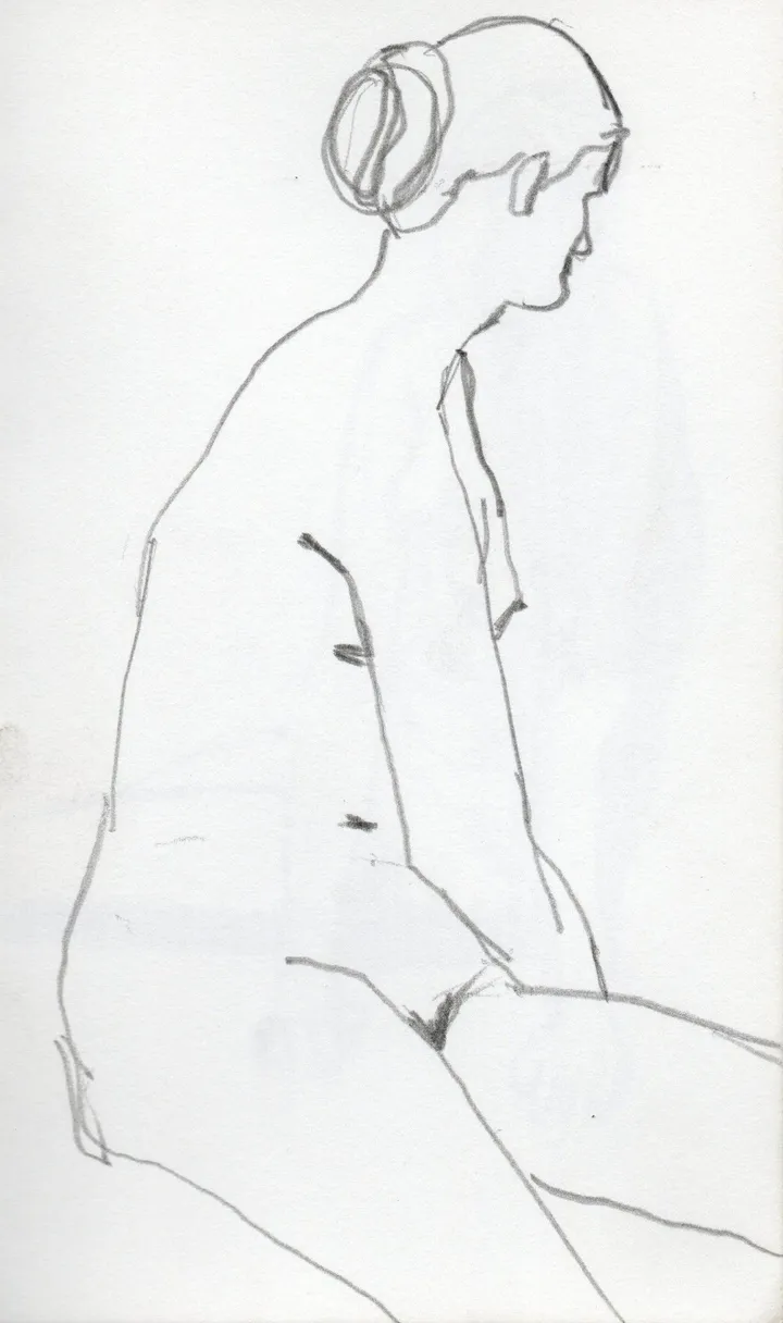 Nu Trait, œuvre de Zarts, MaudéE Zarts