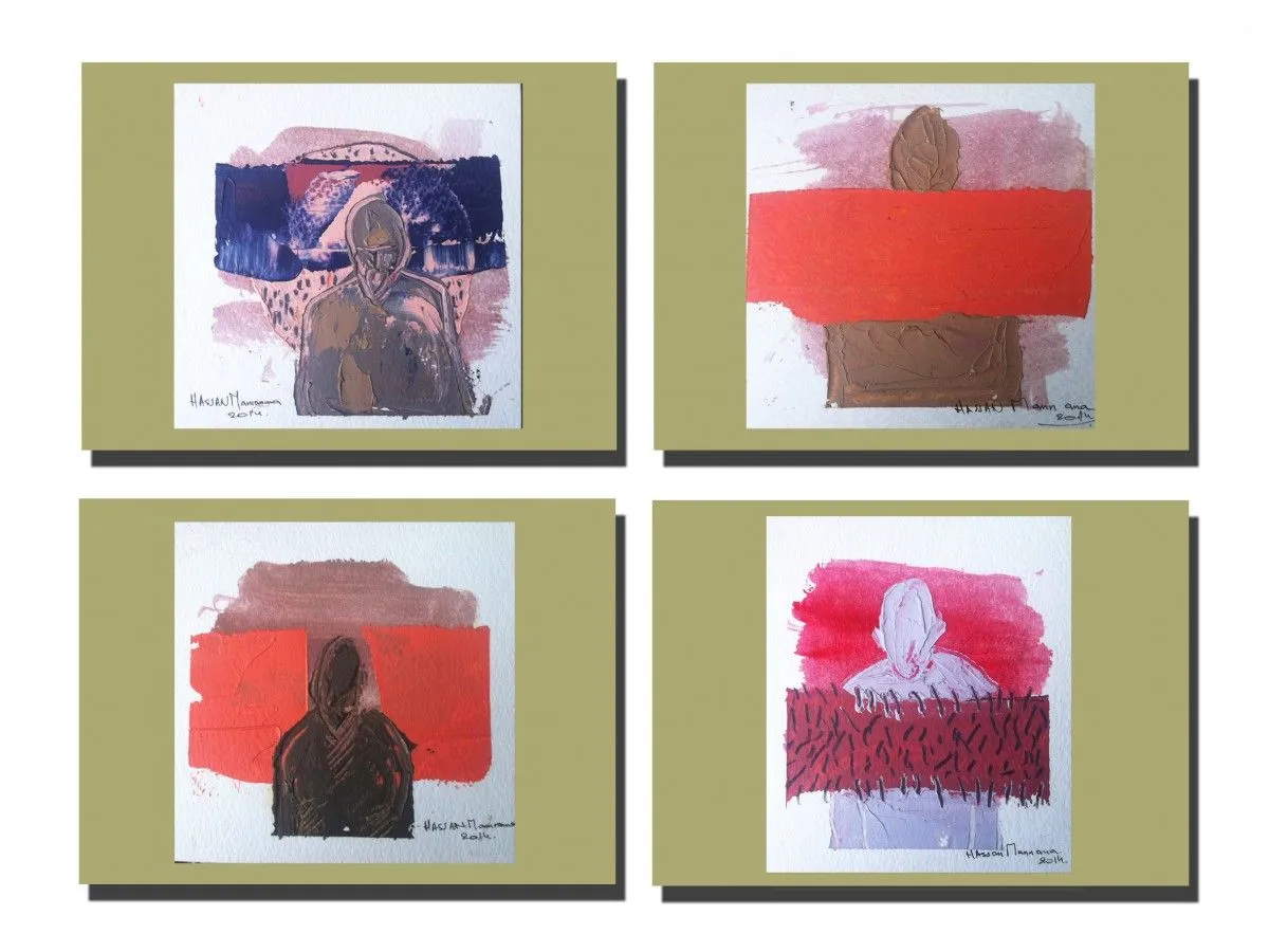 body condition, artwork by Hassan Mannana