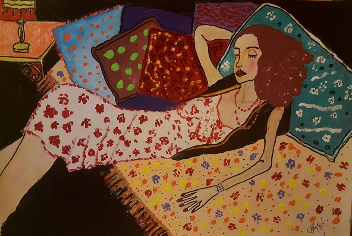 dreaming, artwork by Marini Tsambi