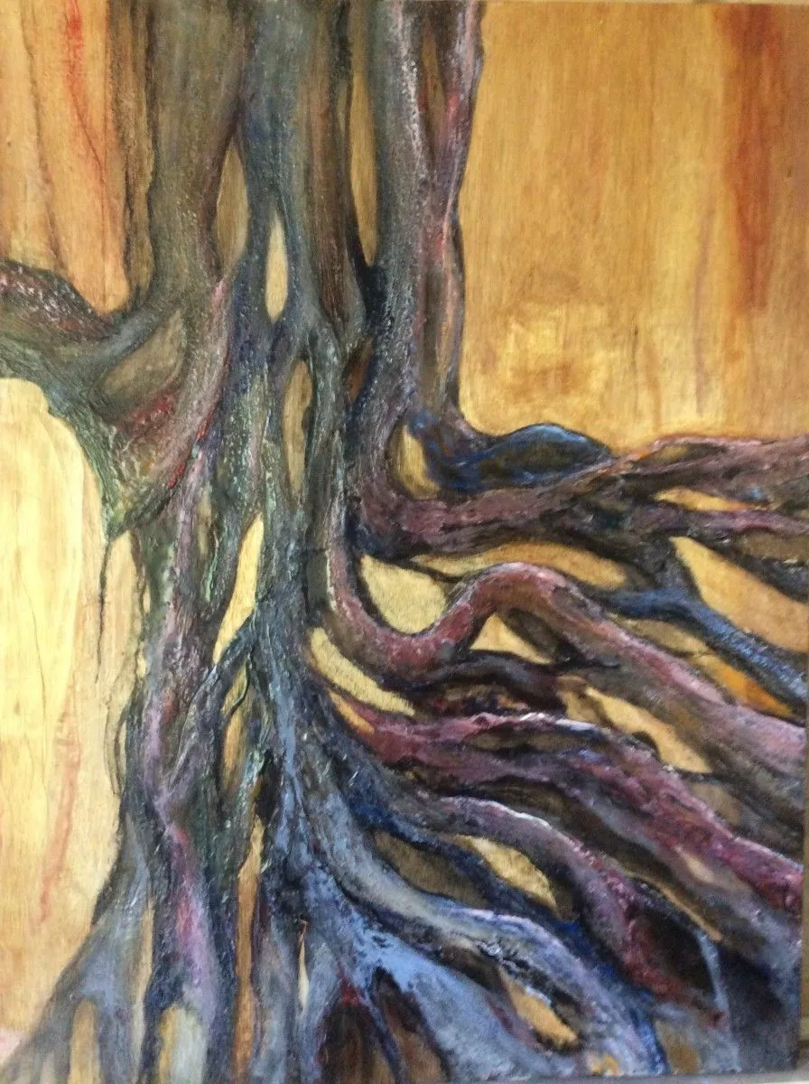 Racines nourricières, artwork by Guylaine Magny