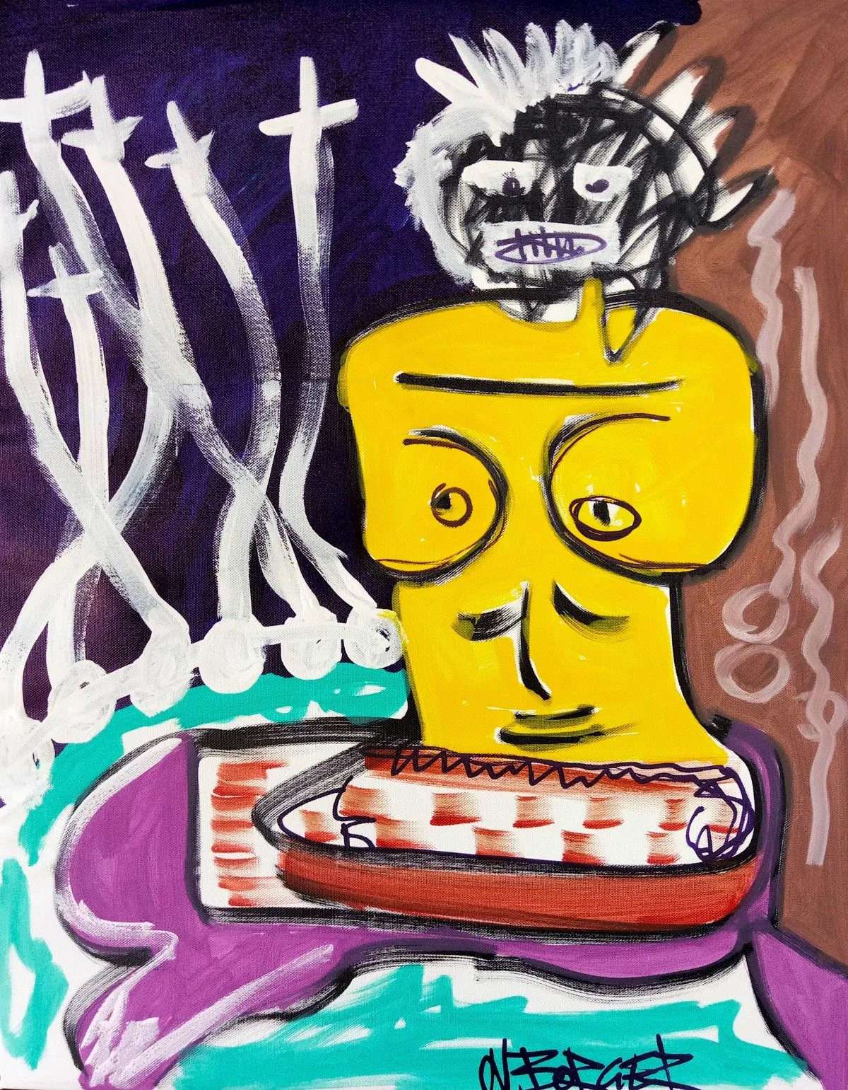 original woman, artwork by Noah Borger