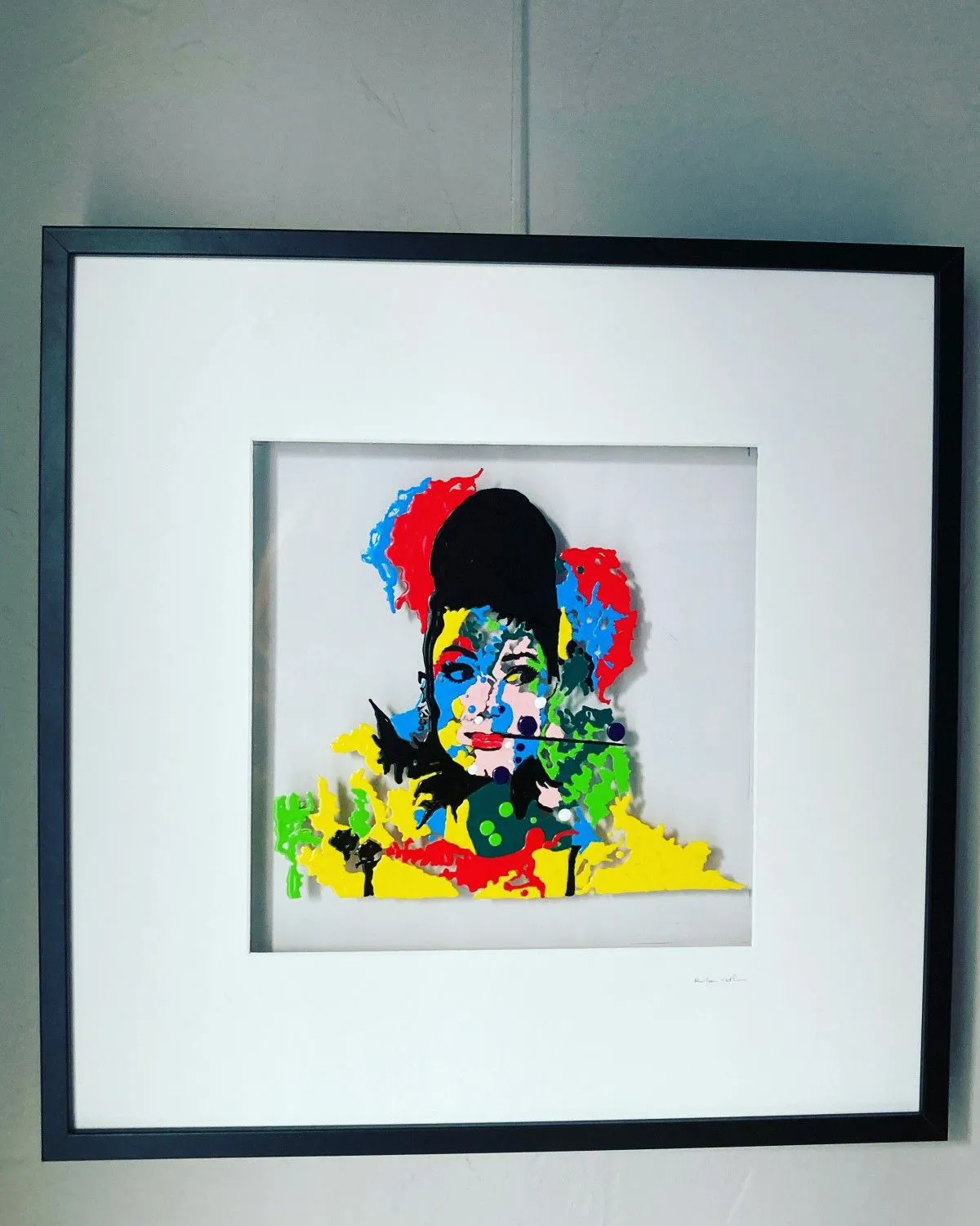 Audrey Hepburn, œuvre de Rita Vandenherrewegen