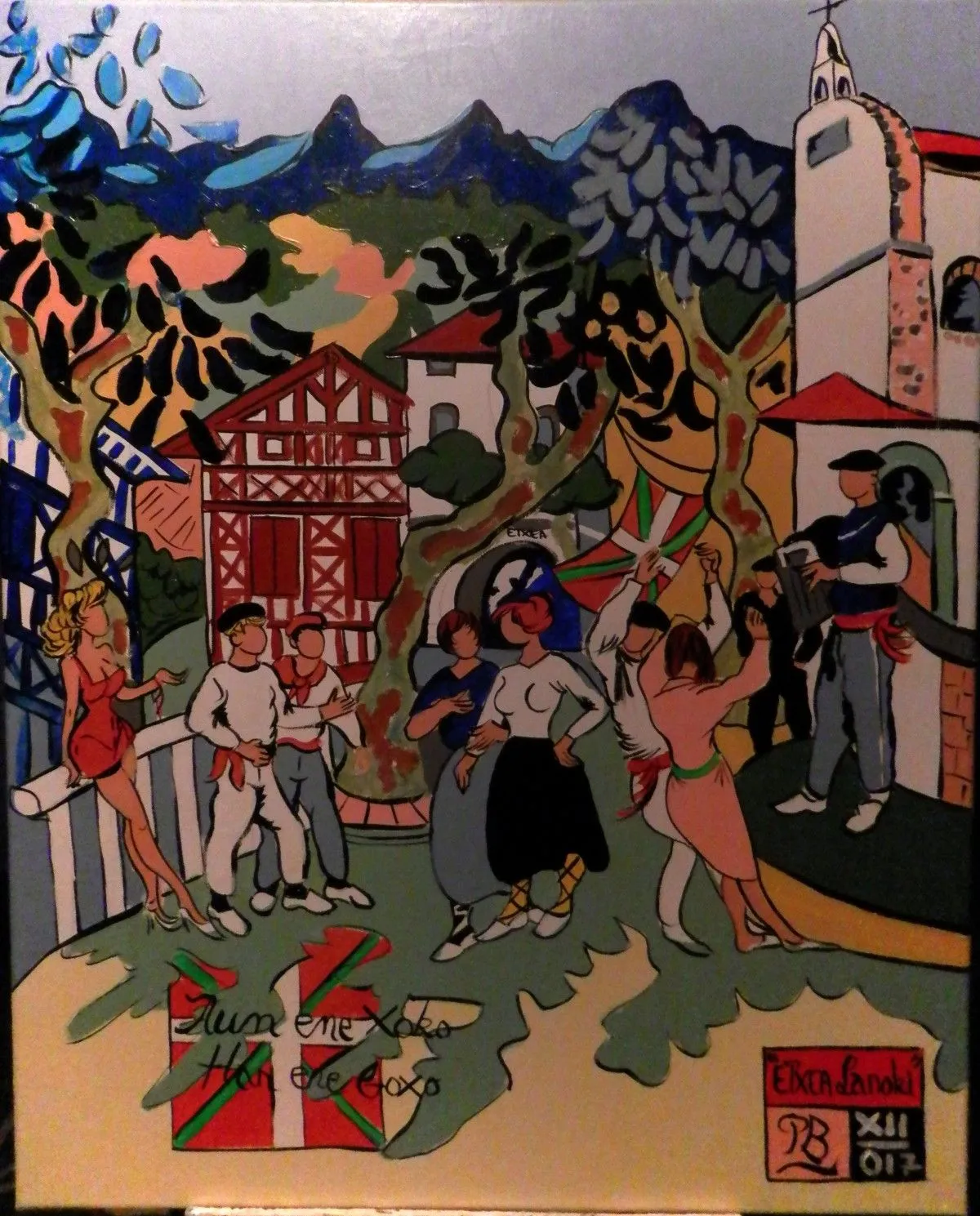 "Etxea Lanoki", artwork by Patrick Bergès