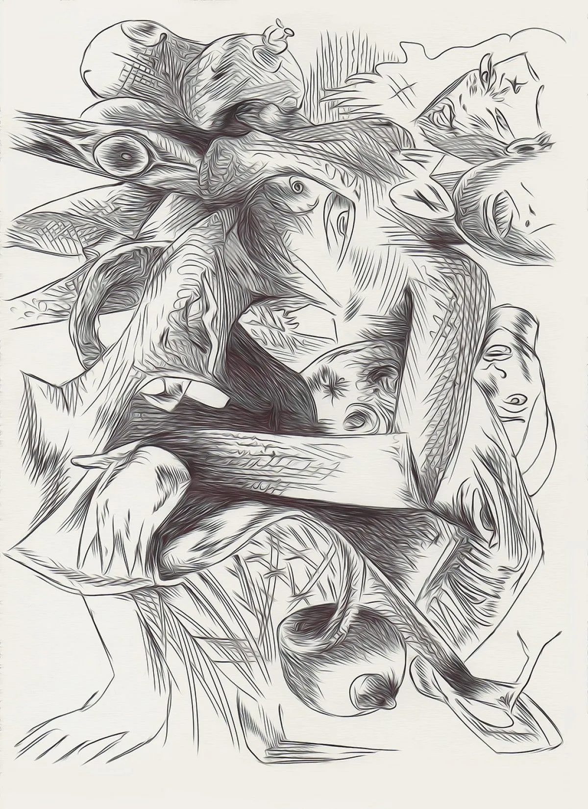 )-(, œuvre de Laura H