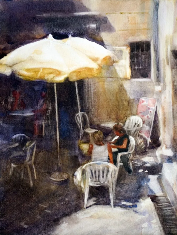 Coffee seat, artwork by Misure Nien
