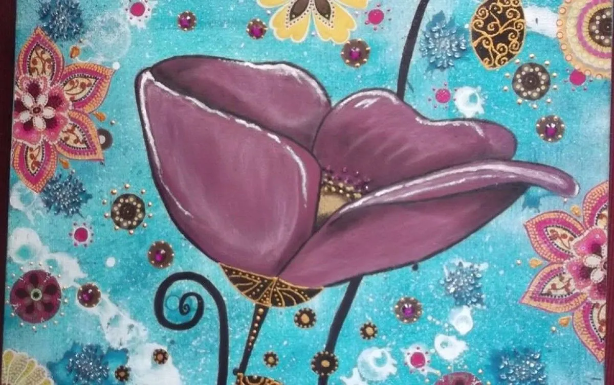 coquelicot magique, artwork by Marie-Ange Braun