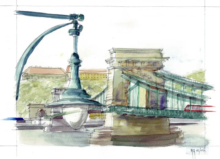 Chain Bridge, artwork by Goran Martinovic