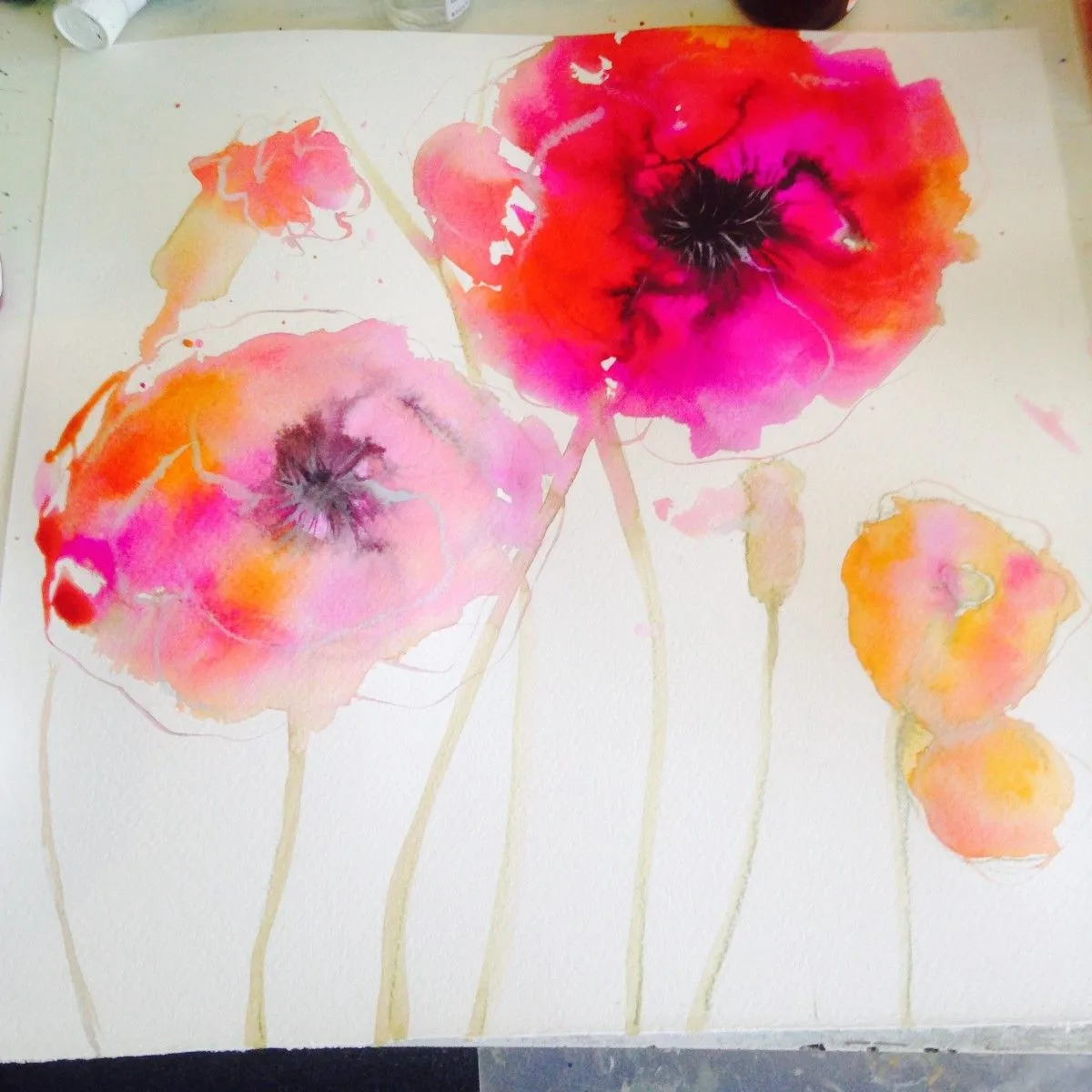 Anemonas, œuvre de Olga Polstvin