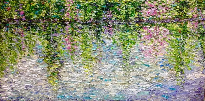 Spring Reflection, artwork by Ursula Lampron