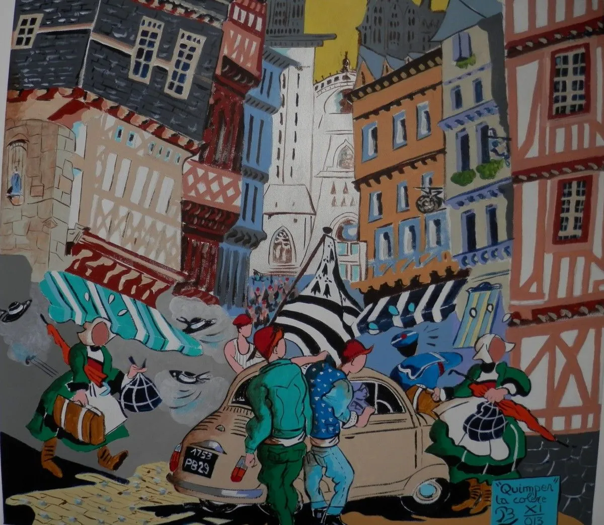 "Quimper", artwork by Patrick Bergès