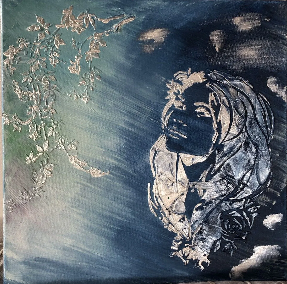 Les yeux de l’âme, artwork by sylviane marie nardini