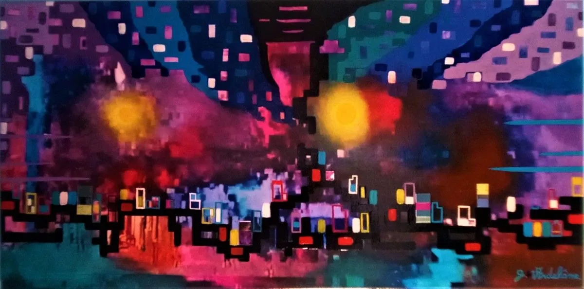 Le regard solaire, artwork by Gilles Ardelâme